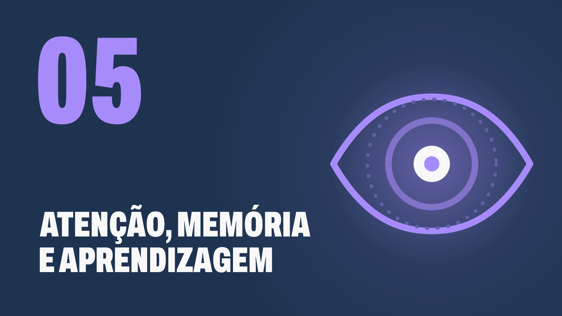 Capa do Módulo 5: Atenção, Memória e Aprendizagem